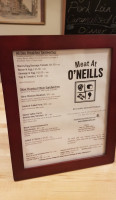 Meat at O'Neill's menu