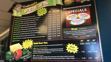 Grubstake Pizza menu