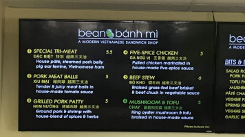 Bean Banh Mi inside