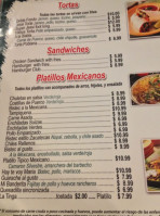 Memos Tacos menu