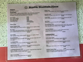 Mystic Mountain Pizza menu