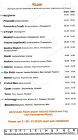Restaurant Café Pizzeria Muoshof menu