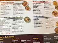 Noodles Company menu