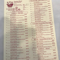 Eastern Pearl Seafood menu