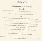 Le Vieil Aubel menu