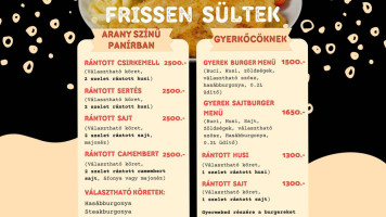 Főnix Kebab menu