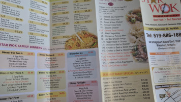 Star Wok menu