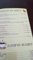 Perlyna menu
