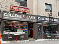 College Falafel inside