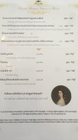 Erzsébet Királyné Étterem és Kávézó menu