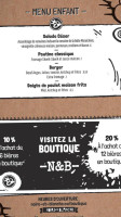 Noire Et Blanche Microbrasserie menu