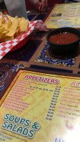 Potrillos Mexican menu
