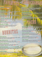 Las Palmas Mexican Restaurant Bar menu