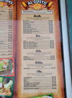 Tamales Guadalajara menu