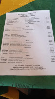 Szkaliczki Vendéglő menu