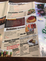 La Rancherita menu