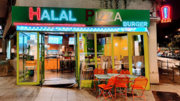 Halal Pizza inside