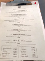 Cafe Camellia menu