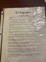 El Nopalito menu