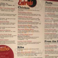Amazing Joe's Grill menu
