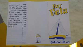 La Vela Gabicce menu
