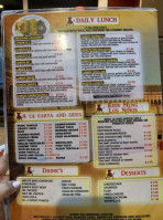 Plaza De Toros menu