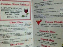 Mohawk Seafood Tavern menu