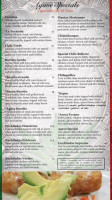 Agave Bar And Grill 2 Mexican Restaurant menu