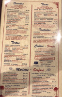 El Señorial Mexican menu