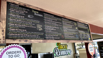 Tacos Romero inside