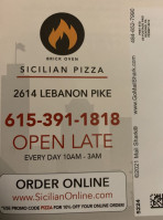 Sicilian Pizza Airport food