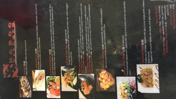 Shoboo Kitchen menu