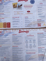 Simmzy's Huntington Beach menu