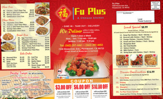 Fuplus Chinese Kitchen food