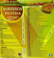 Robinson Pizzéria food