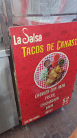 Tacos De Canasta La Salsa menu
