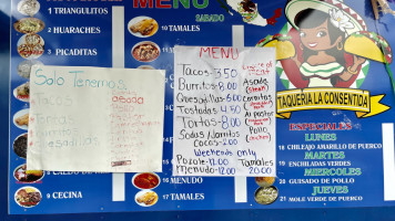 Taqueria La Consentida Food Truck food