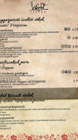 Tókert Csárda menu