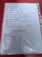 L'esglao menu