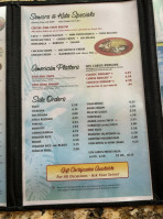 Mezcalitos Mexican menu