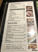 Matoi Sushi menu