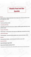 Abingdon Grill menu