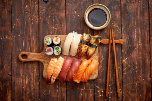 Toki Sushi And More food