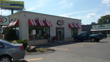 Honey Dew Donuts inside