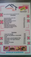La Cabaña Del Rey menu