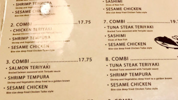 Taiko menu