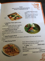 Sukhothai Thai menu