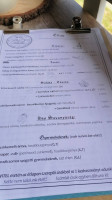 Tóth Pince Borterasz menu