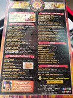 The Red Top Pit Stop menu