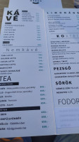 Cafe Maran menu